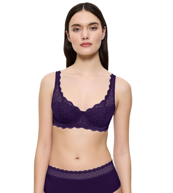 Triumph Amourette WHP Bra, Royal Purple, 40C Women, Royal Purple, 40C