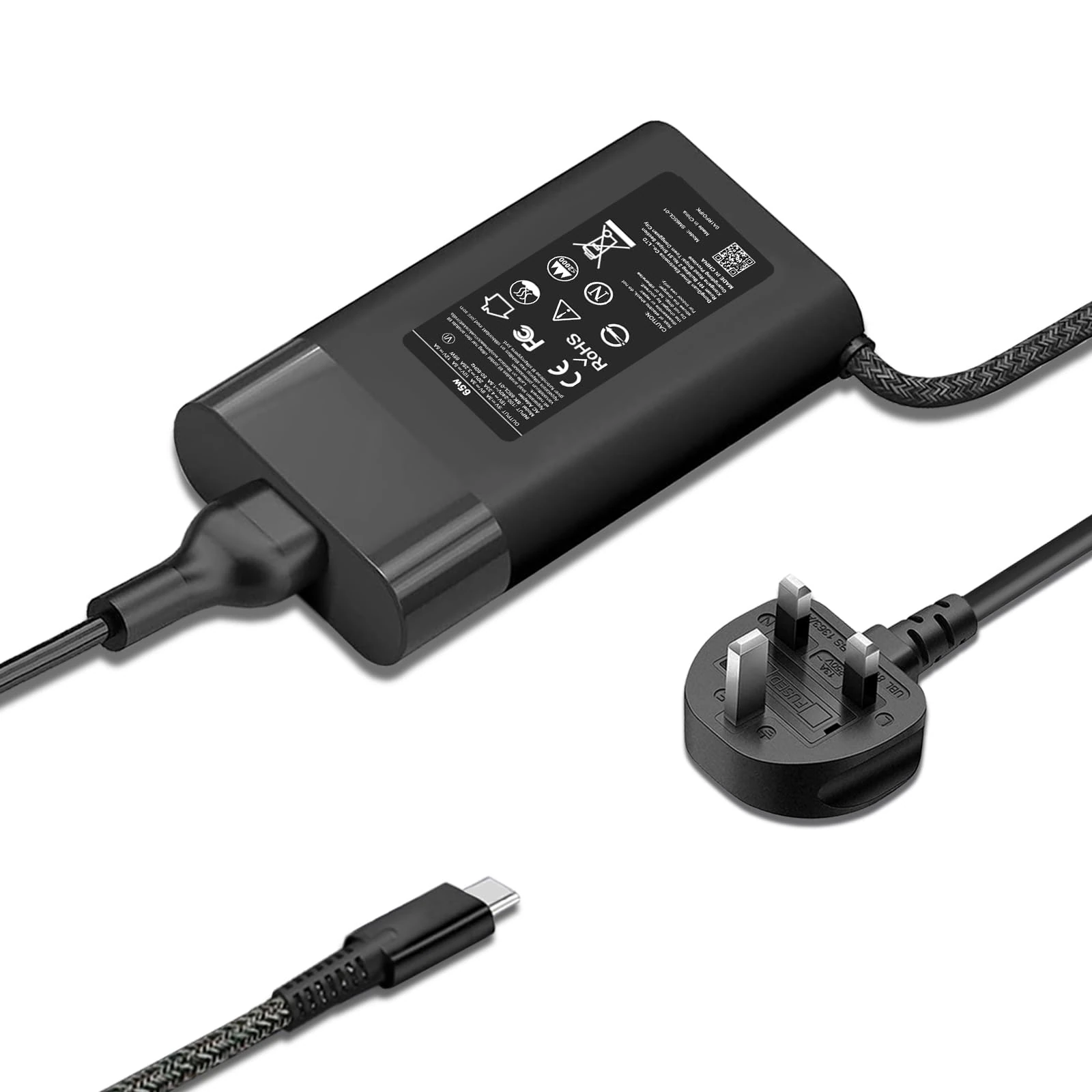 WOXNKLD New Slim 65W USB C Laptop Charger Compatible With HP Envy X360 Spectre X360,Envy,Spectre,Elitebook,Elitebook X360,Chromebook,Elite x2 Travel Type C notebook Power Cord Supply