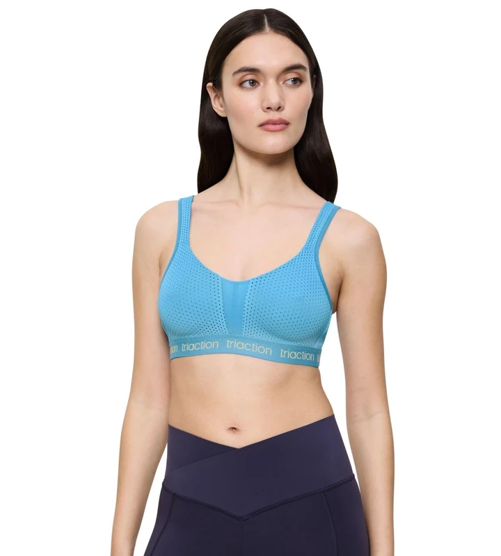 Triumph Triaction Energy Lite N Sports Bra, Turkish Blue, 36C