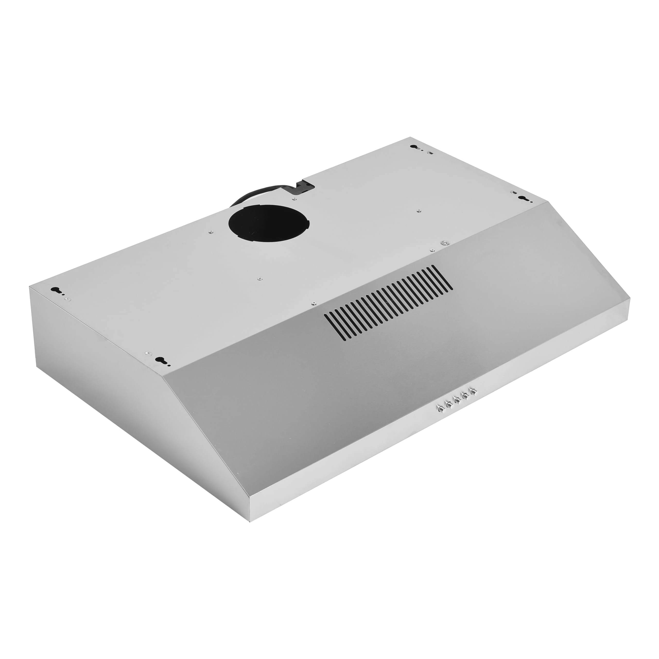 GRACEALL 30 Inch Range Hood Under Cabinet Oven Vent Hood, Ducted/Ductless Convertible Kitchen Extractor, Stove Exhaust Fan with Aluminum Filters, Charcoal Filter and Foil Pipe Included