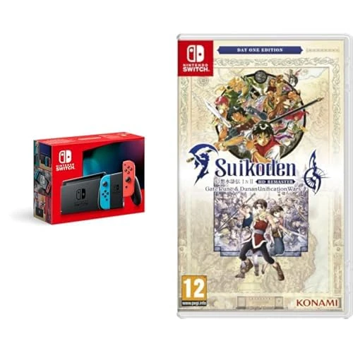 Nintendo Switch (Neon Red/Neon blue) & Suikoden 1 & 2 HD Remaster: Day 1