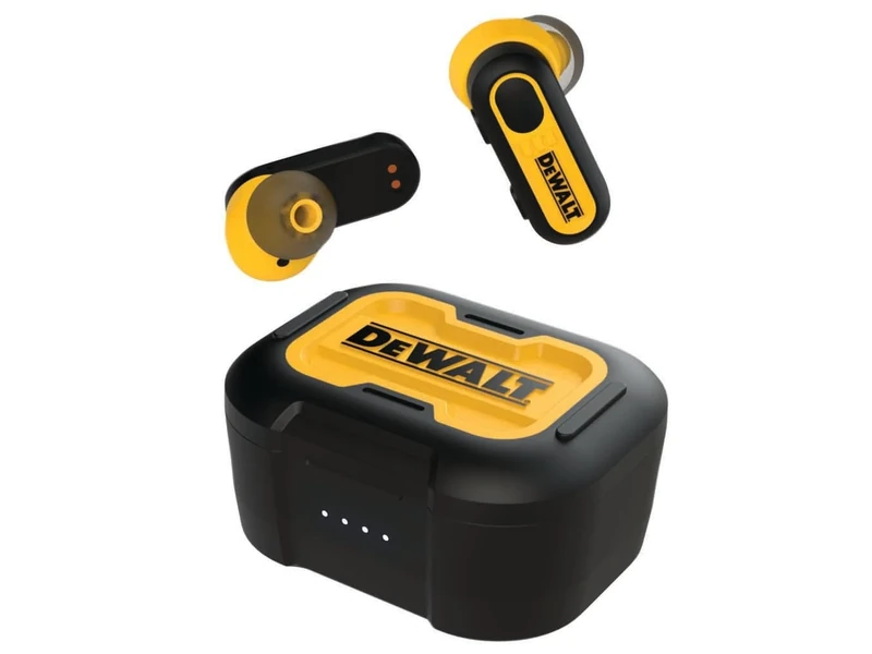 DEWALT Bluetooth® Jobsite Pro-X1 True Wireless Earbuds with Charging Case In-Ear Smart Sensor