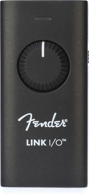 Fender Link I/O Portable USB-C Audio Interface, Suitable for Electric Guitar, Fits in Your Pocket, Provides Pristine, Bi-directional Audio over USB connection