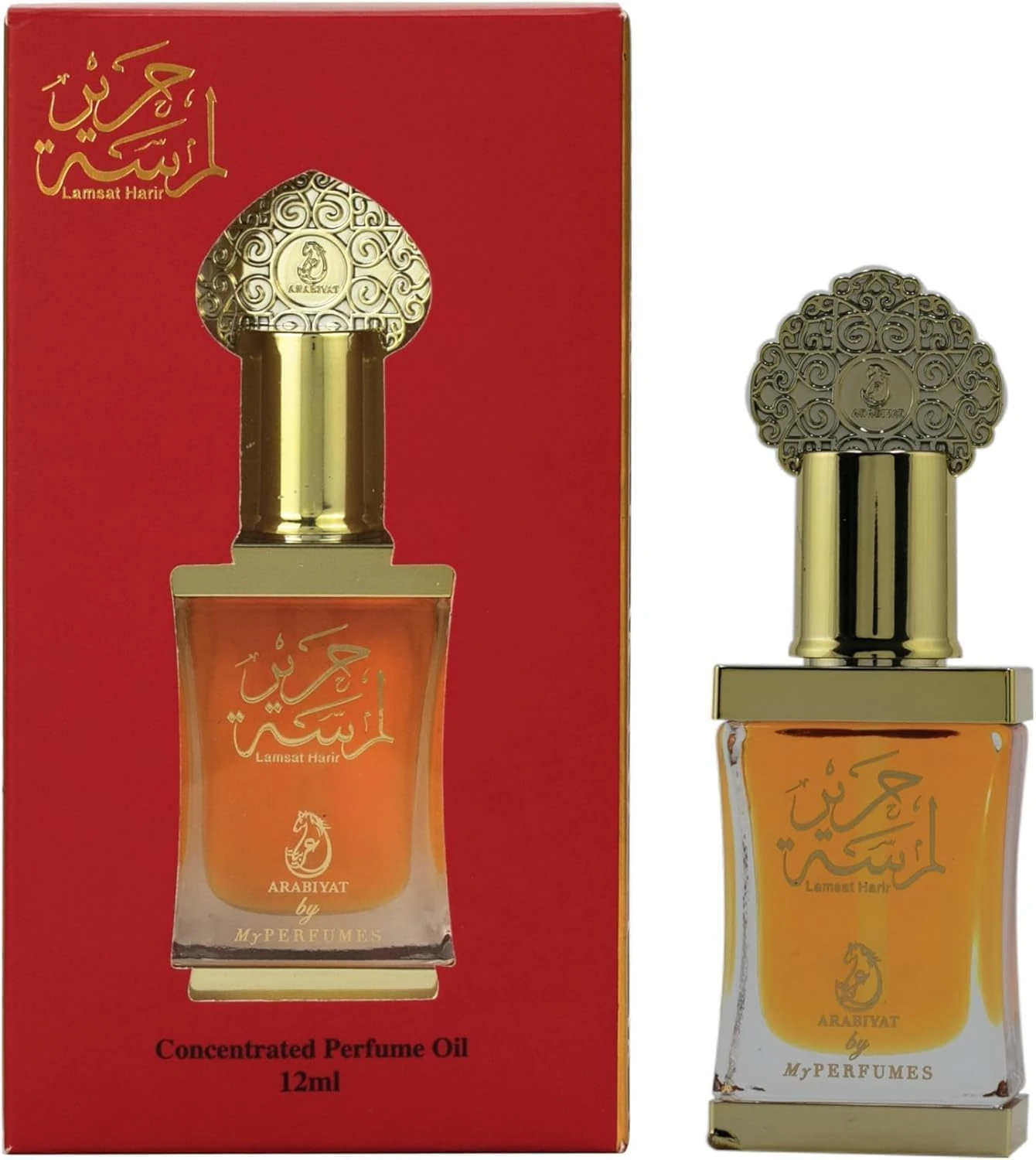 Arabiyat Lamsat Harir Concentrated Perfume Oil For Women and Men (Unisex), 12ml Made in UAE