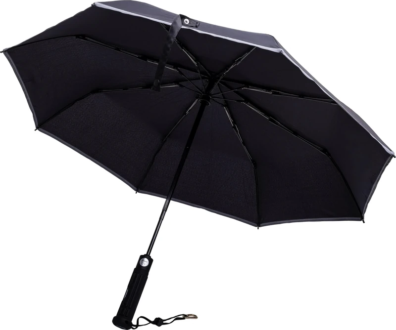 Uzi Tactical Self Defense Umbrella - Windproof Unbreakable Fibreglass with Carbide Tip - Lightweight, Large, Portable, Travel Umbrella for Men & Women - Combat-Ready for Rain, Snow & Wind, black, 43 x