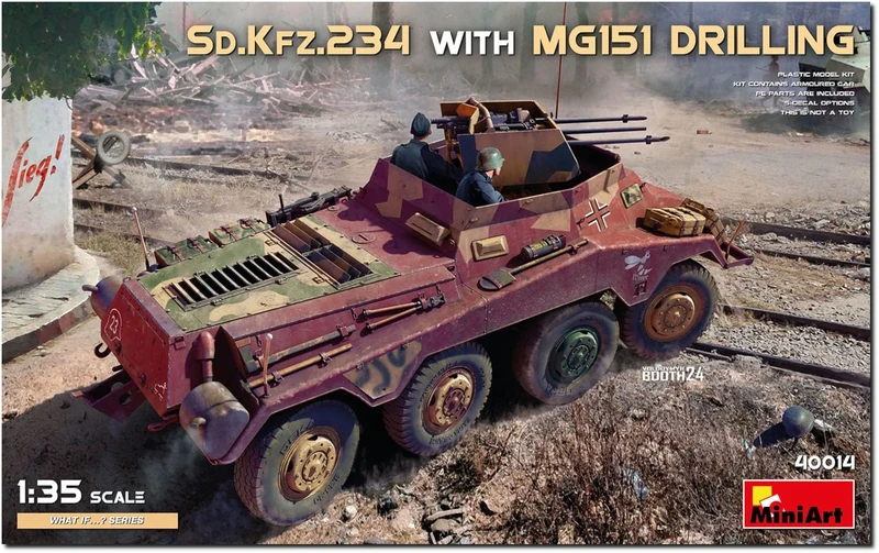 Miniart 1:35 - Sd.Kfz.234 w/ MG151 Drilling