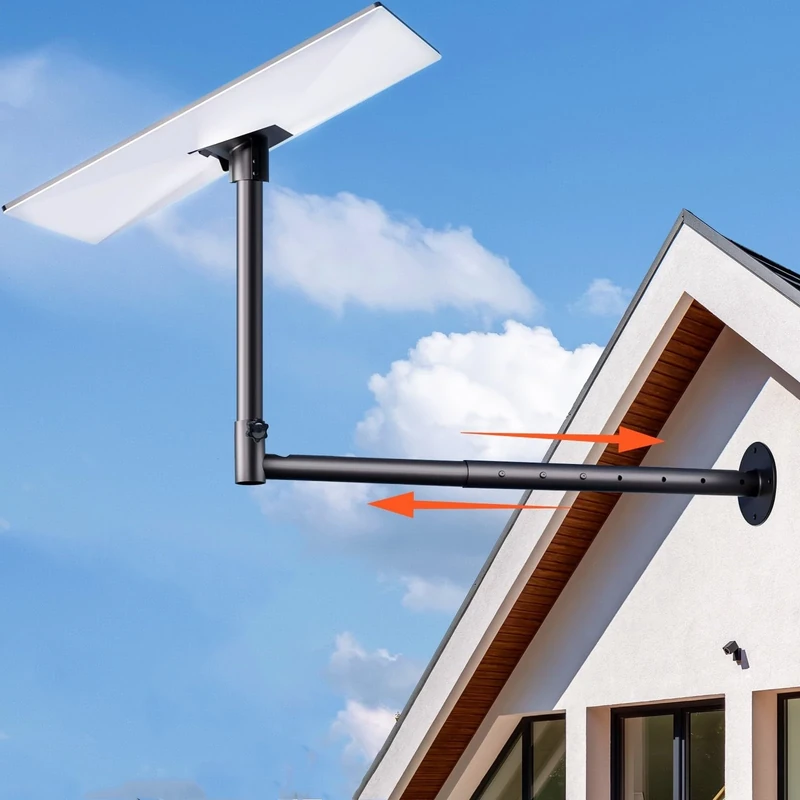 LIROPAU Gen 3 Mount compatible with Starlink, Gen 3 Wall Mount compatible with Starlink, Mounting Kit Gen 3 compatible with Starlink, Long Wall Mount compatible with Starlink Internet Kit Satellite