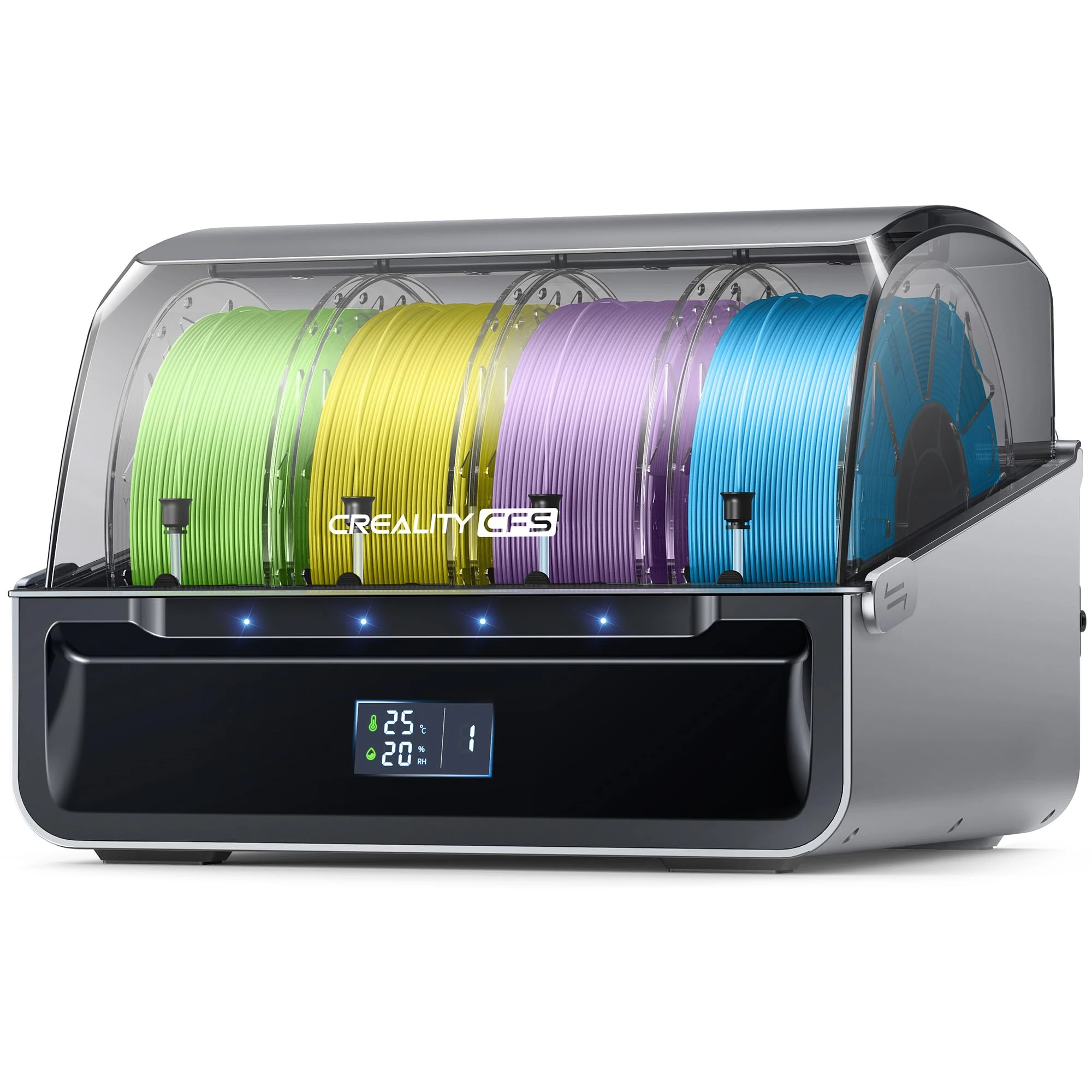 Creality CFS - Creality Filament System, Multicolor 3D Printer Filament Auto Filament Identification, Auto Filament Switch & Relay, Supports 4 Parallel Devices for 16 Color Printing for K2 Plus