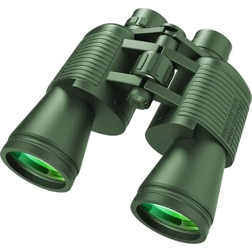 High Powered Binoculars for Adults&Kids - Opaita 20x52 Bird Watching Binoculars Cruise Ship Wildlife Viewing (Green)