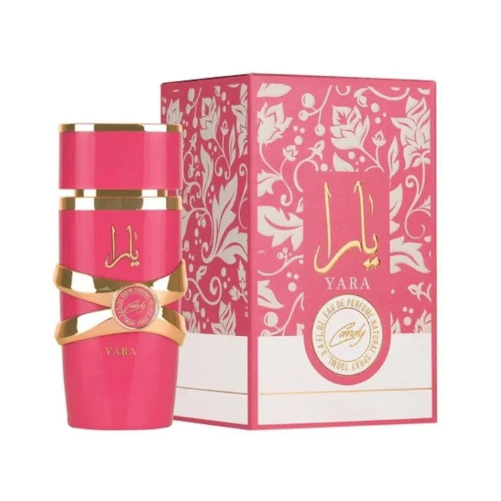 Yara Candy Perfume - Luxury Arabian UAE Women Fragrance - Vanilla Fruity Scent - Eau De Parfum Spray 100ml