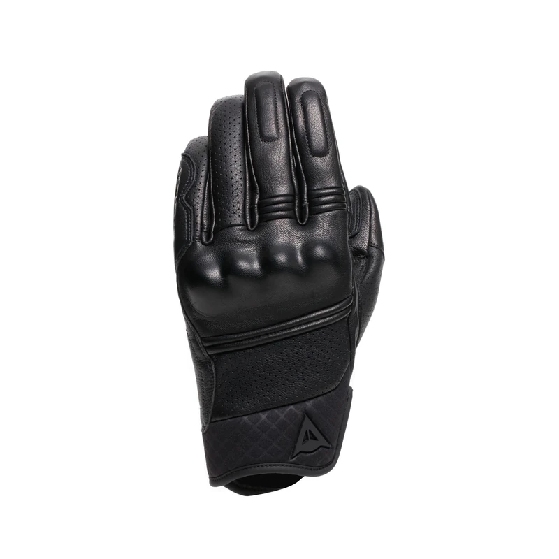 Dainese - Folgor Gloves Men's Leather Motorcycle Gloves, Black/Black, M