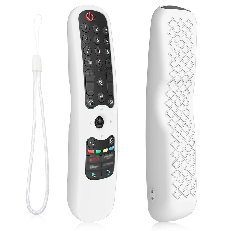 Hugwait Silicone Remote Cover - Protective Grip for TV Remote