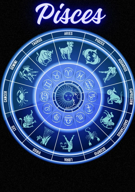 Notebook with Pisces, general: Planner, jurnal