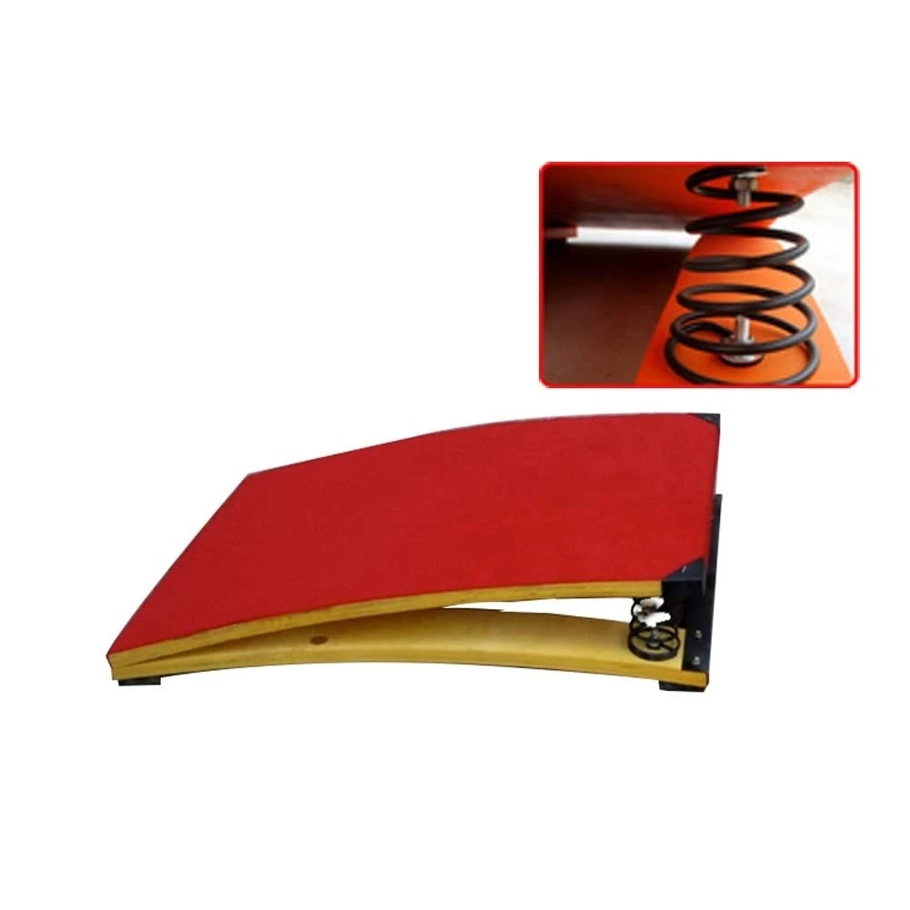 IUokLU Gymnastics Springboard Elastic Ramp Including 2 Spring For Gymnasts/Vaulting/Exercise Gymnastics Beam Bar Home Gym Basement，B-80x50CM
