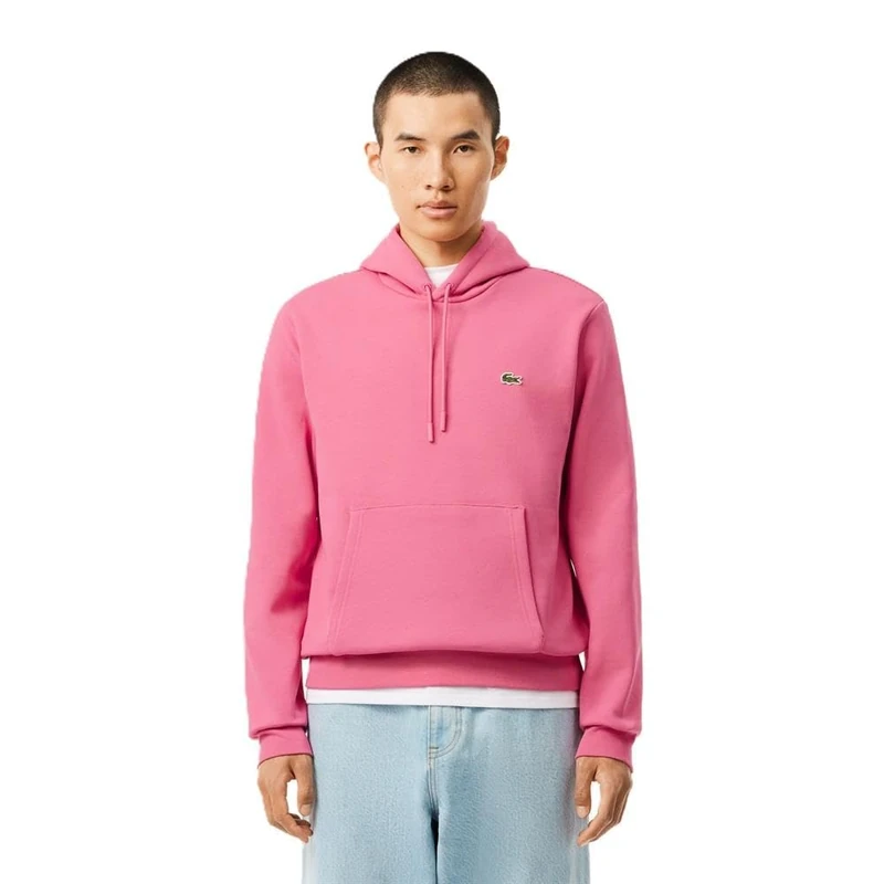 Lacoste Men's Fleece Hoodie, Reseda 07Y, M