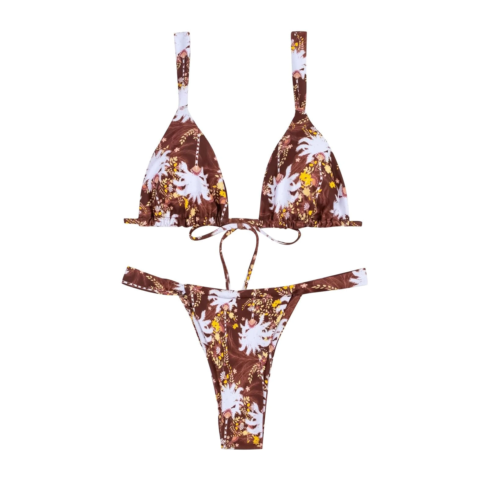 SCBFDI Swimming Costume for Women Plus Size Womens Swimming Costumes Swimming Costume Women Tie Back Modest Swimwear Full Coverage Bikini Bottom Blue Bikini Sets for Women Husband Multi XL