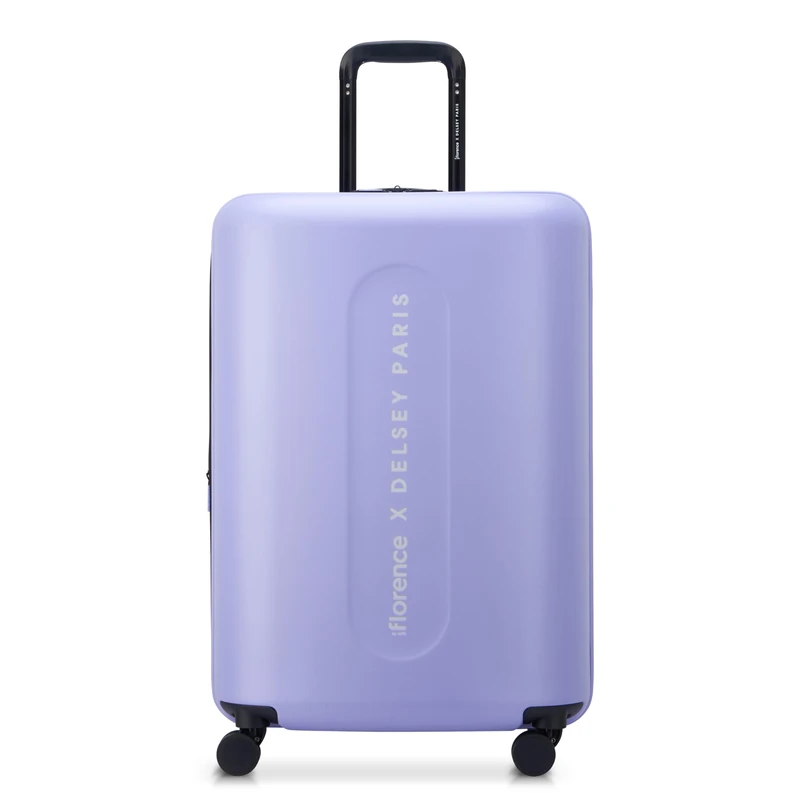 florence by mills Women's Catch Flights Hardside Expandable Luggage with Spinner Wheels, Lavender, Checked-Large 29 Inch, Catch Flights Hardside Expandable Luggage with Spinner Wheels - Image 1