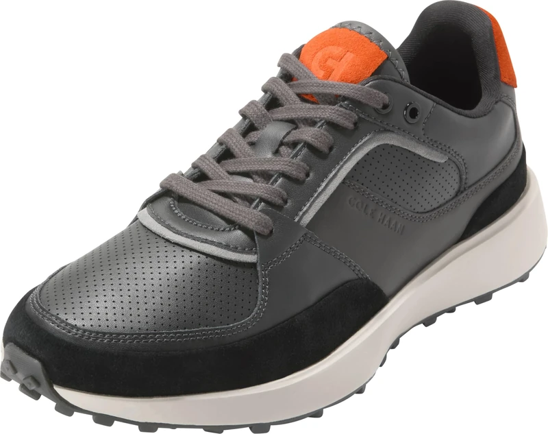 Cole Haan Men's Grand Crosscourt Downtown Sneakers, Raven/Black, 9.5 Wide