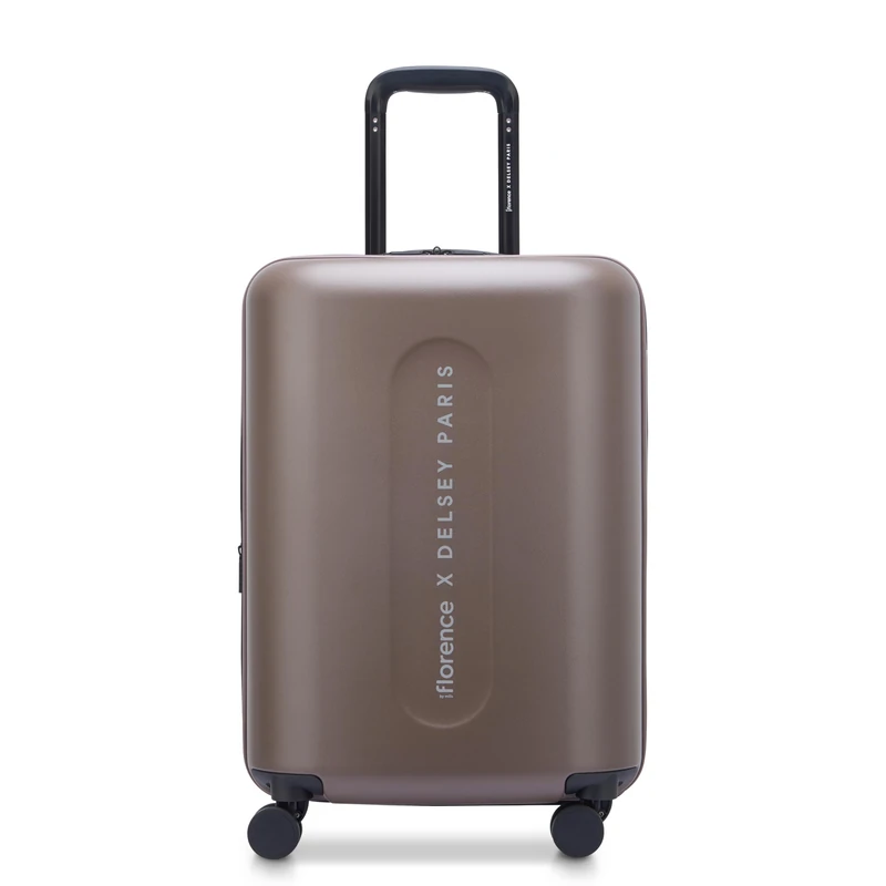 florence by mills Women's Catch Flights Hardside Expandable Luggage with Spinner Wheels, Chestnut, Carry-On 20 Inch, Catch Flights Hardside Expandable Luggage with Spinner Wheels