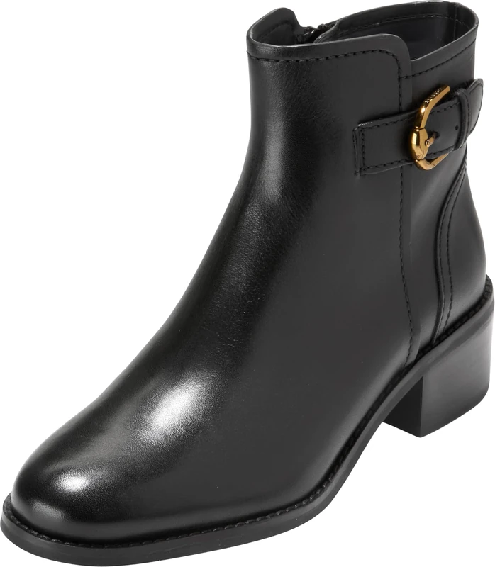 Cole Haan Women's Shoes-Hanover Buckle Ankle Boot, Black LTR, 4 UK - Image 1