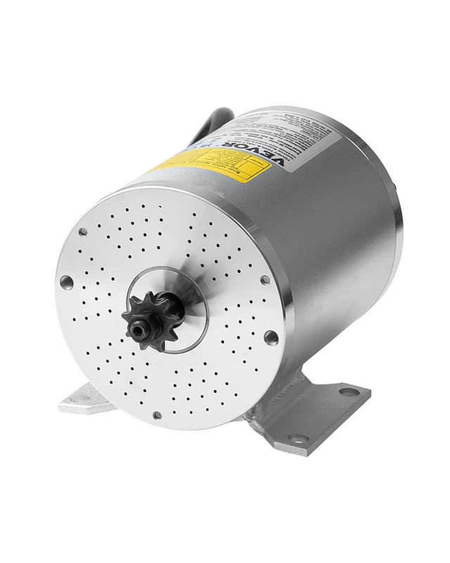 VEVOR 1800W Electric Brushless DC Motor, 48V 4500RPM Go Kart Electric Motor, Electric Dirt Bike Motor for E-Bike, Motorcycle, Scooter, DIY