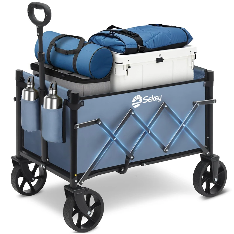 Sekey Handcart, Oxford fabric Alloy Steel Polyvinyl Chloride (PVC), Blue, (70L) EU