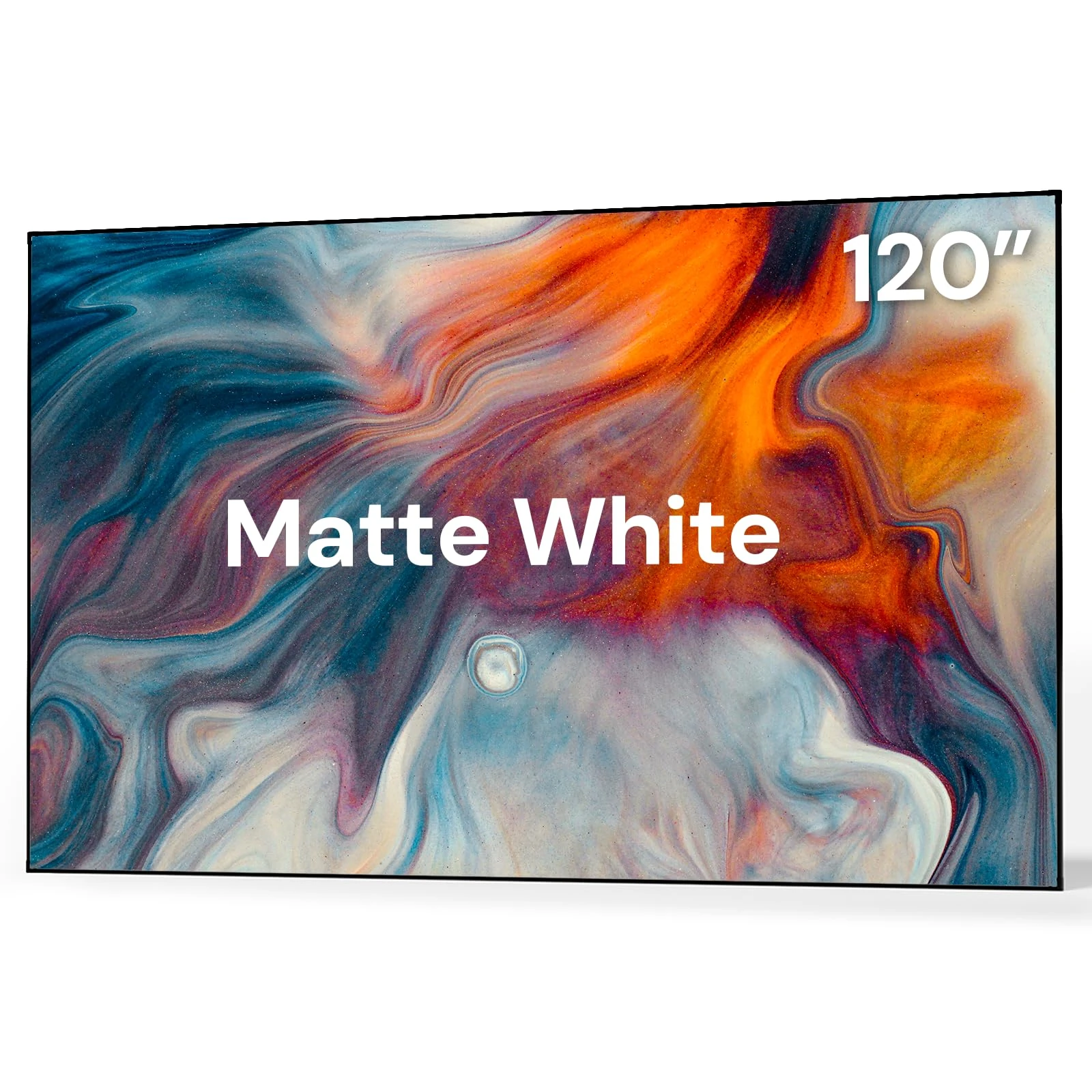Valerion 120-inch Fixed Frame Projector Screen, 1.3dB Gain, 80% Picture Quality Enhancement, 4K/8K Ultra HD, 3D Compatible, Works with Long Throw, Short Throw & Ultra Short Throw Projectors