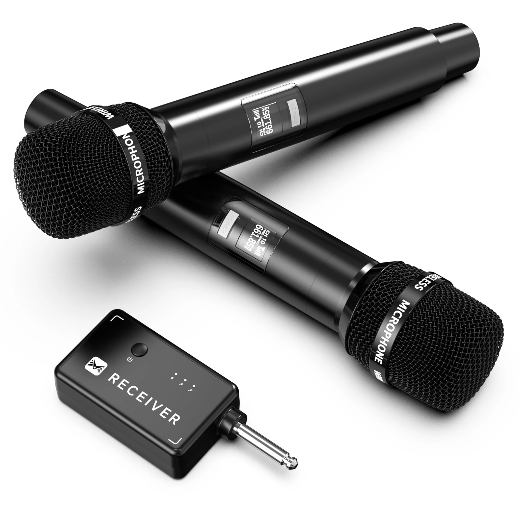 ECHOMUSSY Wireless Microphones (Blue)