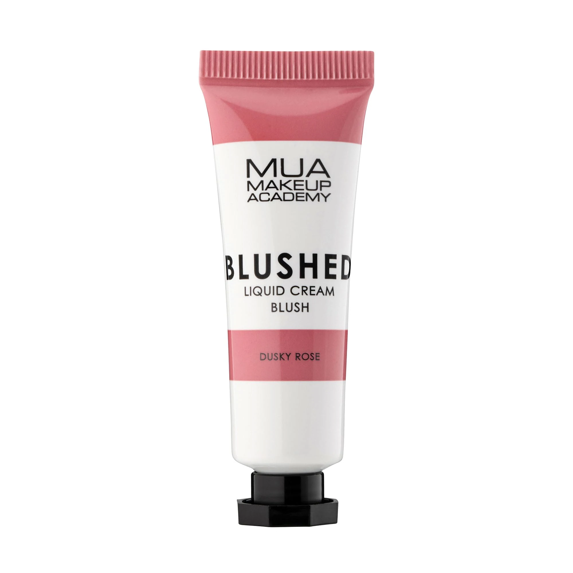 MUA Makeup Academy Blushed Liquid Cream Blusher, Highly Pigmented for Cheeks & Lips, Dusky Rose, 10ml - Vegan & Cruelty Free