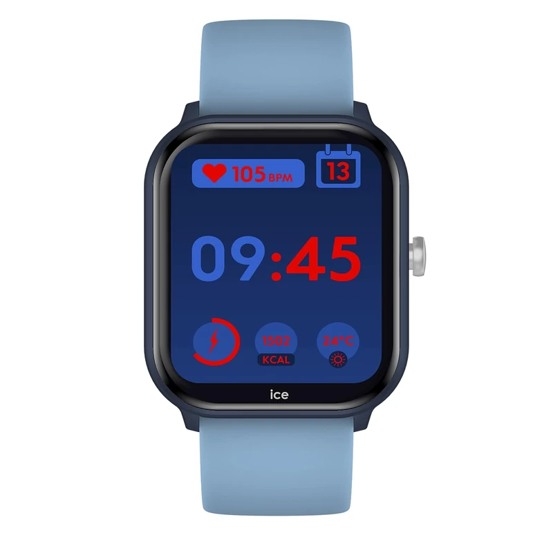 ICE-WATCH - ICE smart junior 3.0 Blue Light blue 1.75 AMOLED - Boy's wristwatch with silicon strap - 024296 (1.75 inches)