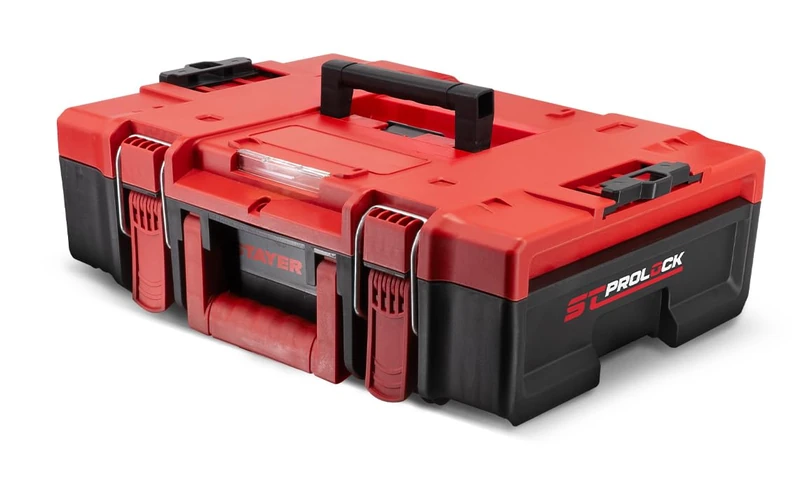 ST PROLOCK: Stackable Storage System revolutionizes Professional Organization., Red, Moyen, Includes: ST PROLOCK C Stackable case - Image 1