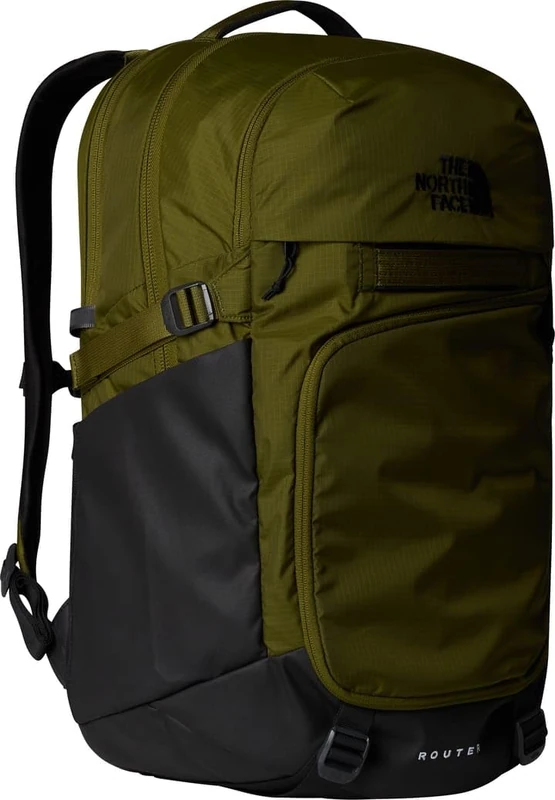The North Face Unisex Router 40L Backpack, Forest Olive/Tnf Black