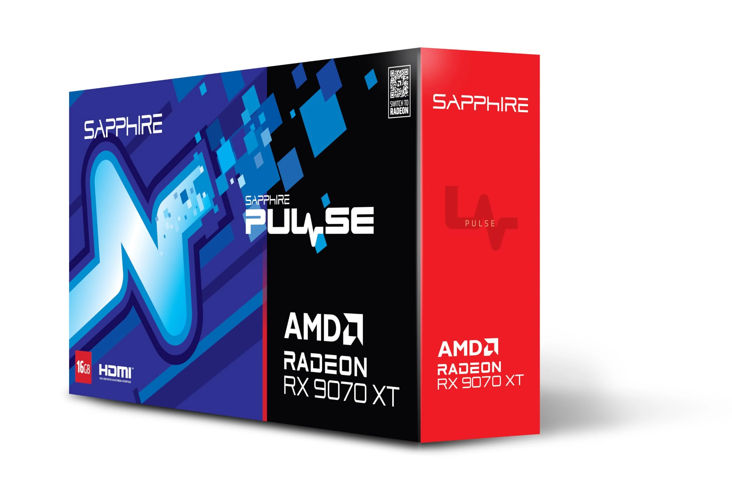 Sapphire PULSE AMD RADEON™ RX 9070 XT GAMING 16GB DUAL HDMI/DUAL DP