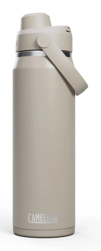 Camelbak THRIVE CHUG VSS 740 ml – sports bottle – vacuum insulated stainless steel – keeps hydrated for long – ideal for tough days – Stone, size: OS