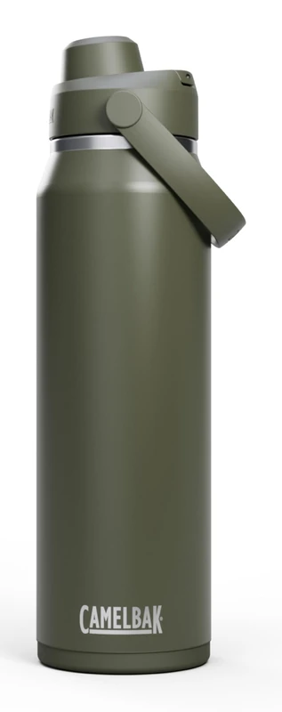 Camelbak THRIVE CHUG VSS 950 ml – sports bottle – vacuum insulated stainless steel – keeps hydrated all day – Moss, size: OS