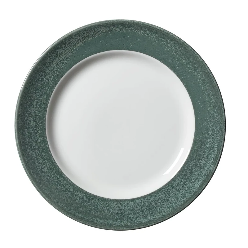 Steelite Revolution Edge Jade Harmony Plate 10.6inch - 27cm, Pack of 12