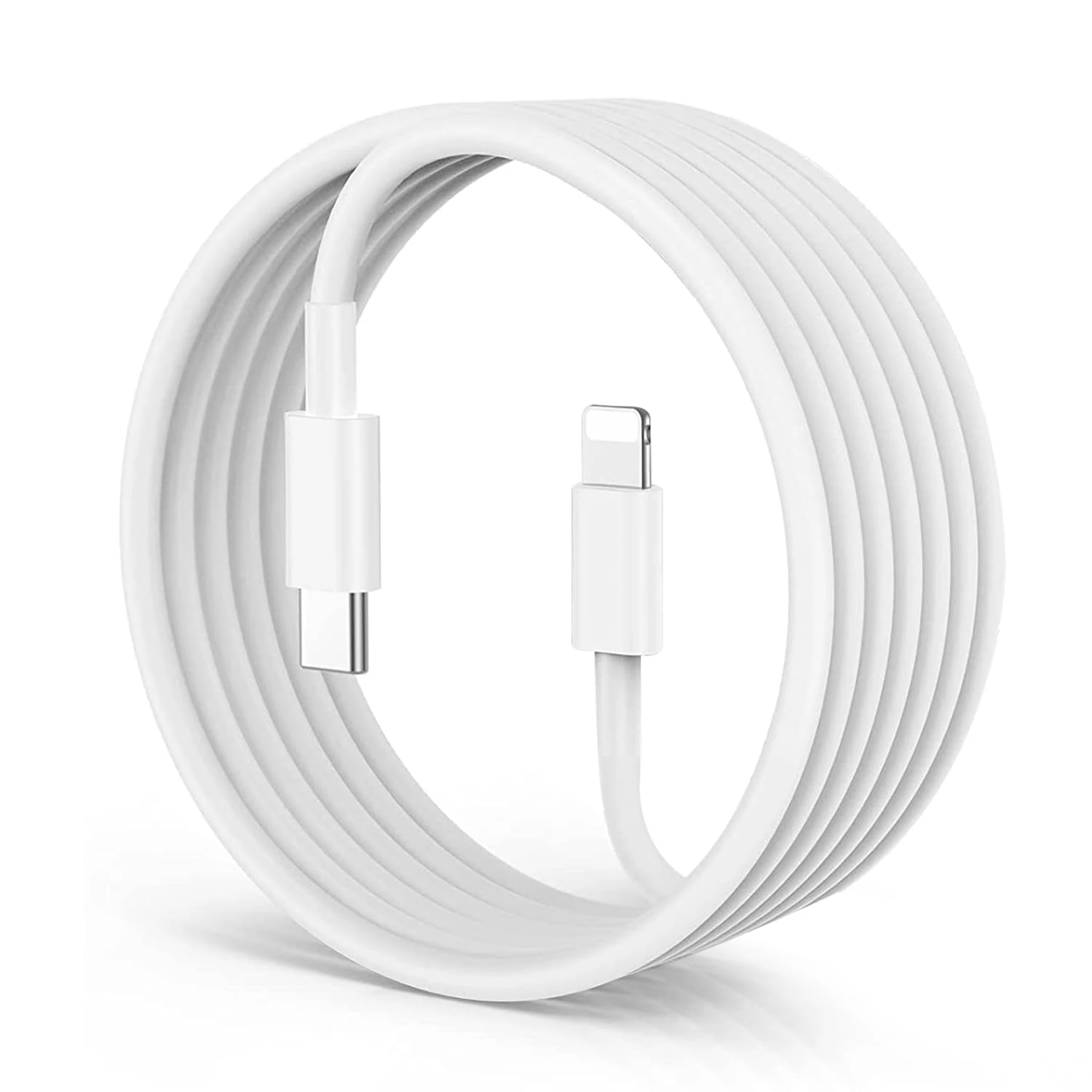 ESSENTIAL CABLES USB C to 8-Pin Cable, iPhone Fast Charger Cable USB-C Power Delivery Charging Cable Lead Compatible with iPhone 13 13 Pro 12 Pro Max 12 11 X XS XR 8 Plus, iPad (2 Meter)