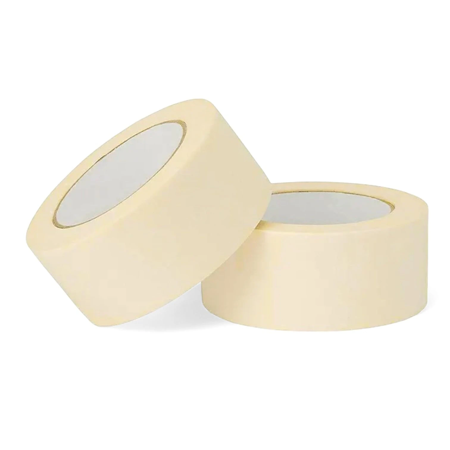 1ABOVE 2 Rolls Masking Tape for Painting, 48mm x 50m, 140 microns General Purpose Masking Tape for Painting Artists & Decorating