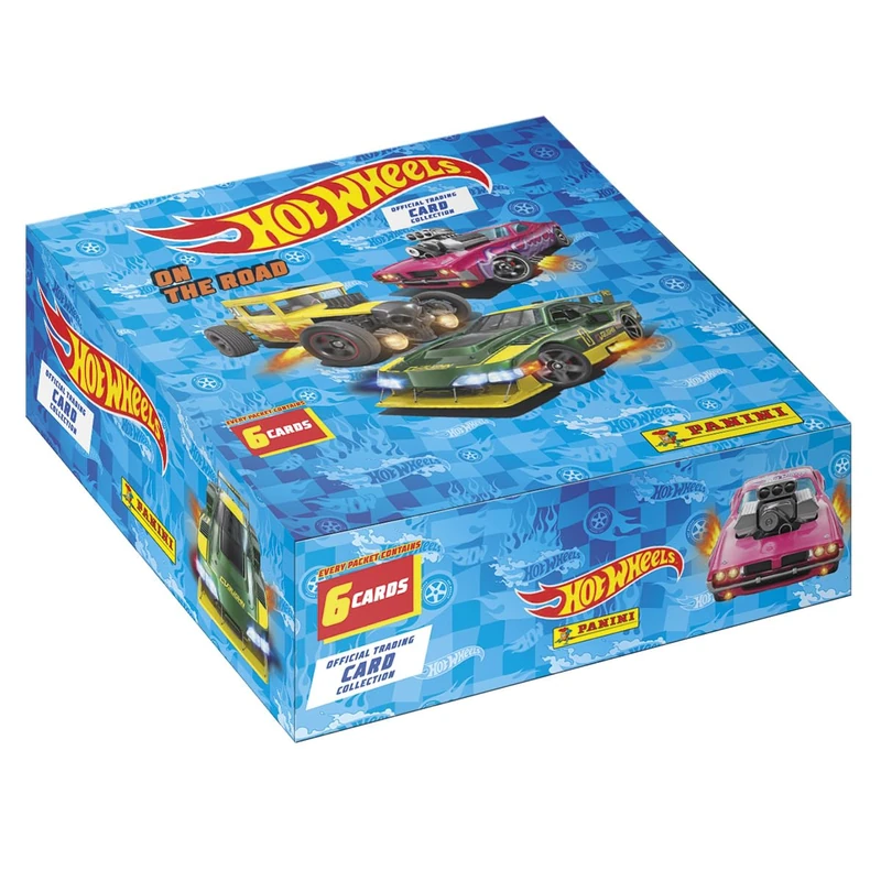 Panini Hot Wheels Trading Cards Box of 24 Sleeves + 1 Limited Edition Card
