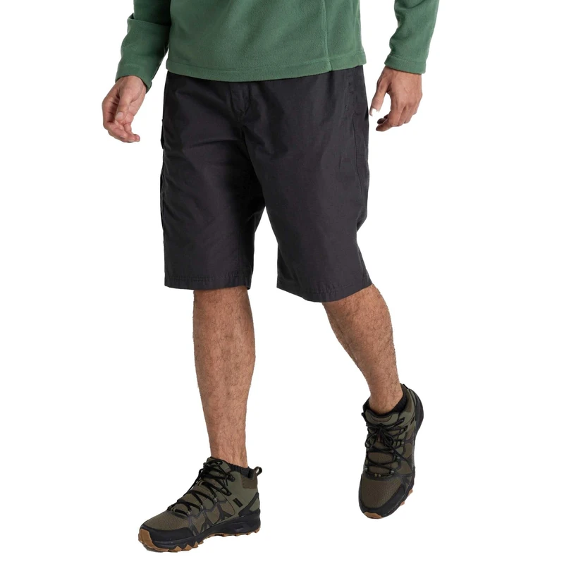 Craghoppers Mens Kiwi Long Cargo Shorts, Blue, 36W EU