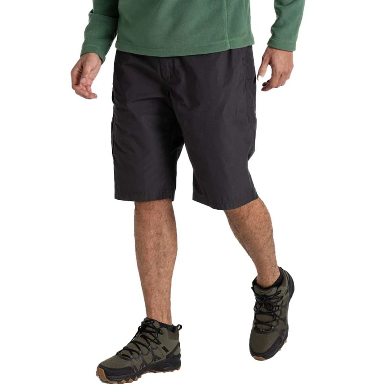 Craghoppers Mens Kiwi Long Cargo Shorts, Grey, 42W EU
