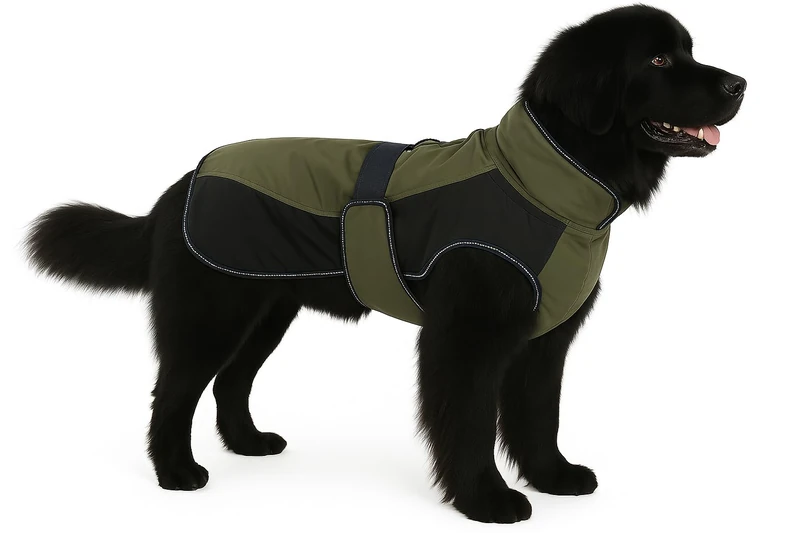 Flamingo WINTER COAT EISBERG KHAKI/DARK BLUE 75CM