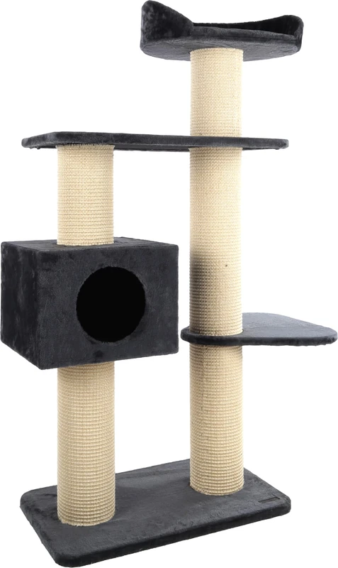Flamingo SCRATCHING TREE AZRAËL DARK GREY 101x48x157CM