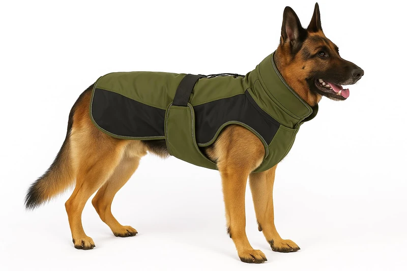 Flamingo WINTER COAT EISBERG KHAKI/DARK BLUE 70CM