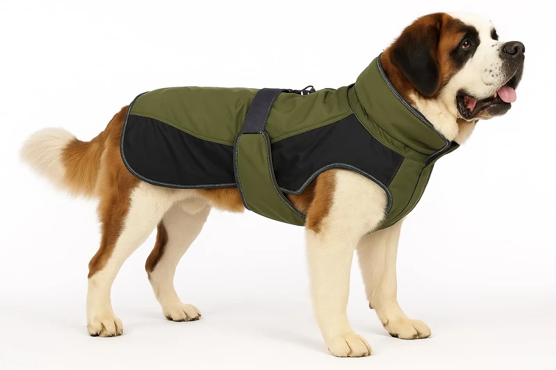 Flamingo WINTER COAT EISBERG KHAKI/DARK BLUE 80CM