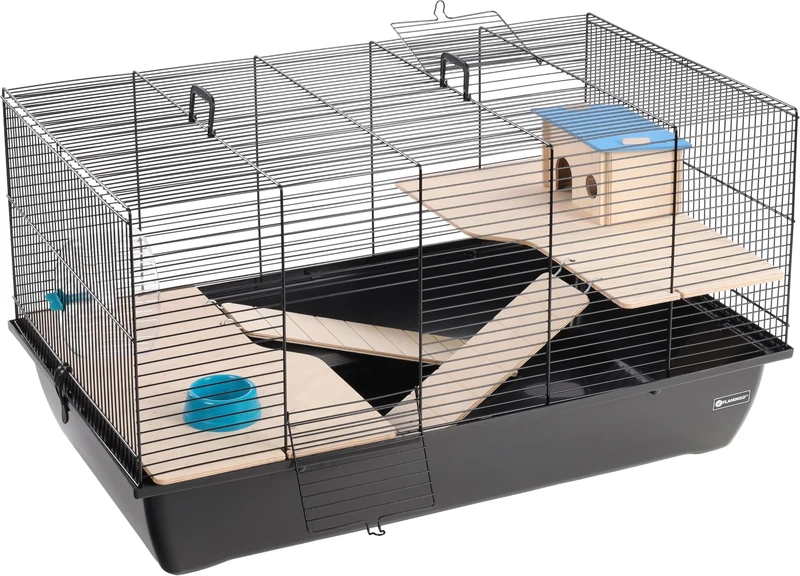 Flamingo HAMSTER CAGE CHIPPER BLACK 77,5x47x42CM