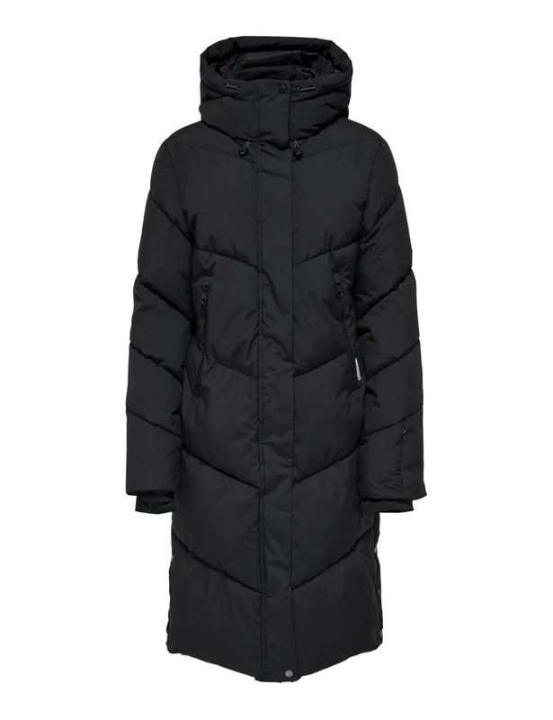 ONLY Women's Onlharper Life Long Premium Coat OTW, Black, S