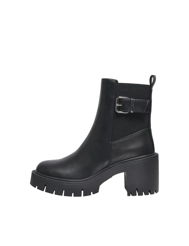 ONLY Women's Onlbluebell-2 Buckle Boot, black, 5 UK - Image 1