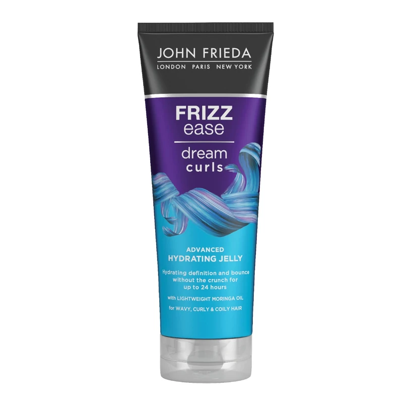 John Frieda Dream Curls Advanced Hydrating Jelly, No-Crunch Curl Gel with 24-Hour Hold, 200ml