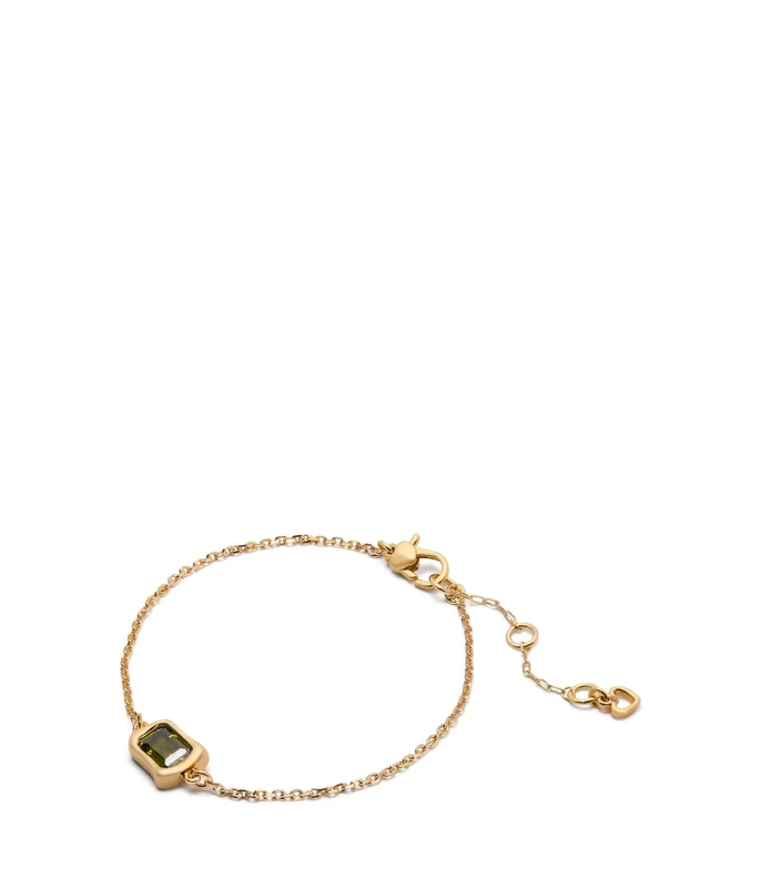 Kate Spade New York Molten Glass Sltr Bclt (Green/Gold)